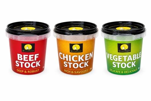 three stock pots