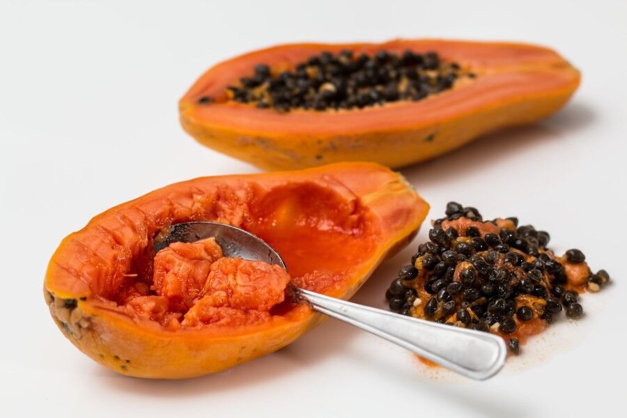  papaya seeds