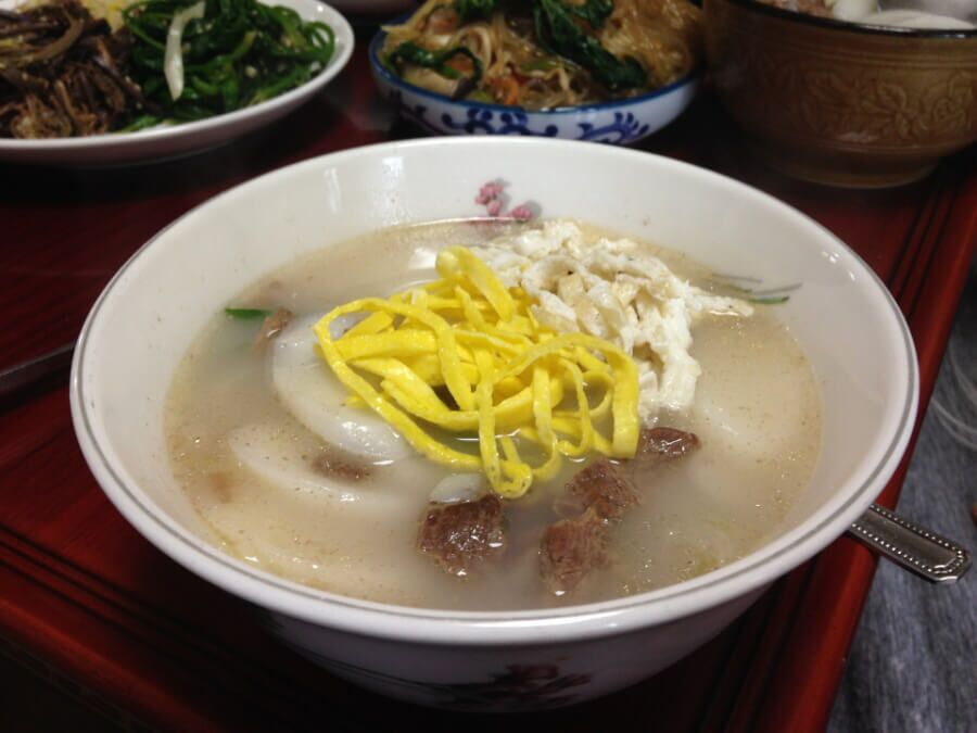 South Korea tteokguk